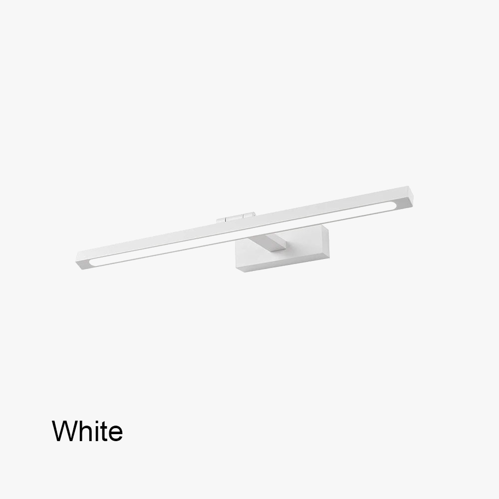 Applique murale LED moderne noir blanc or argent