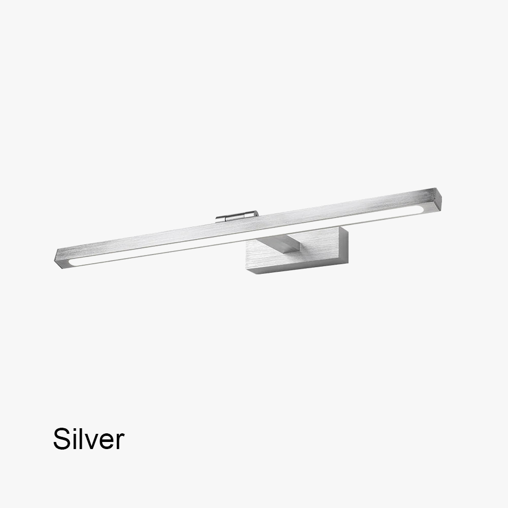 Applique murale LED moderne noir blanc or argent