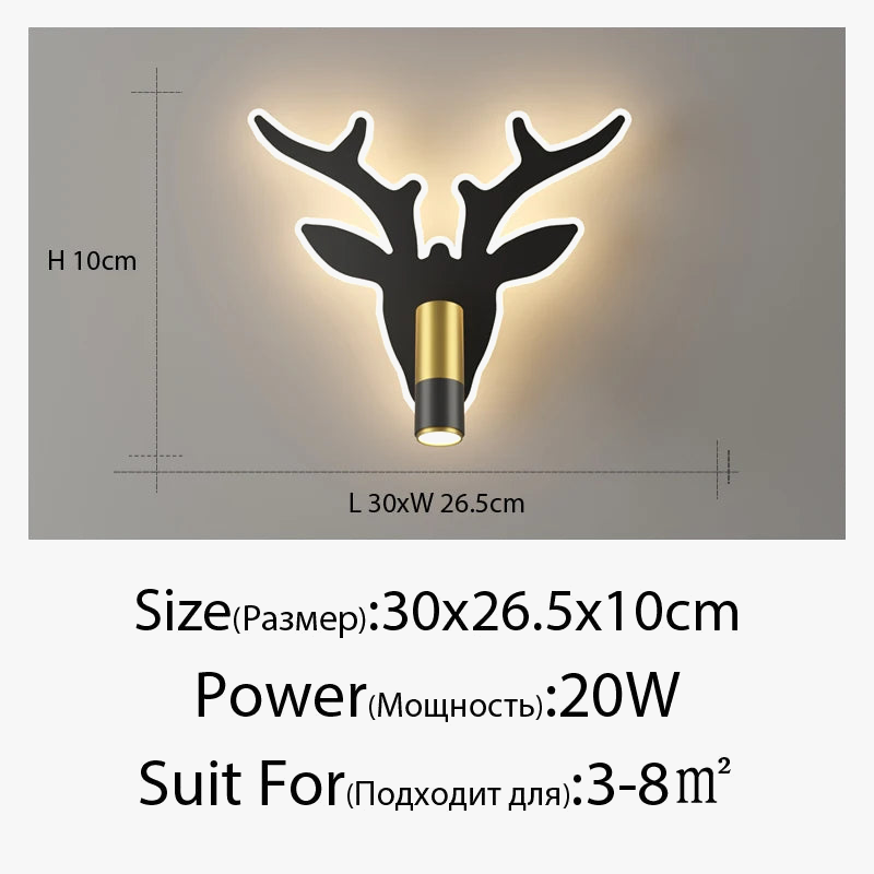 applique murale led moderne pour éclairage intérieur bois