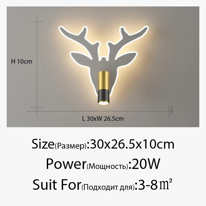 applique murale led moderne pour éclairage intérieur bois