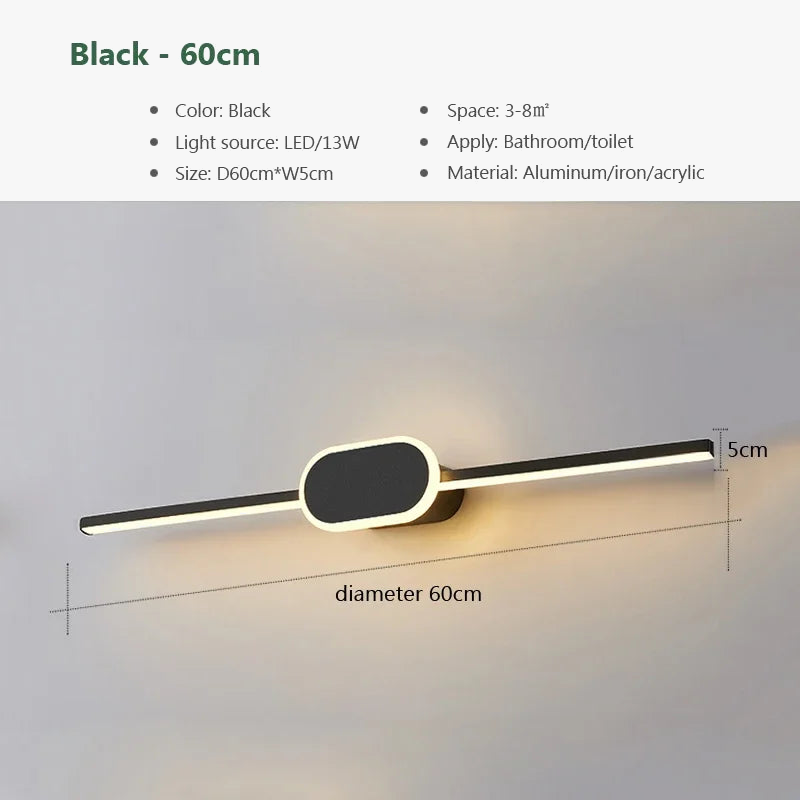 applique murale led moderne pour éclairage intérieur design