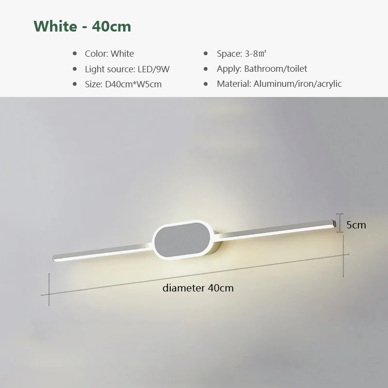 applique murale led moderne pour éclairage intérieur design