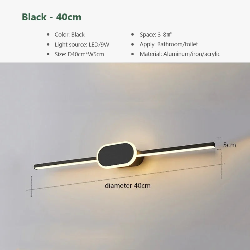 applique murale led moderne pour éclairage intérieur design