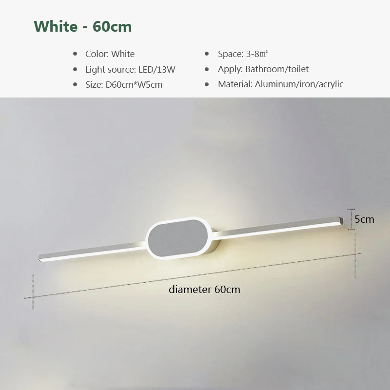 applique murale led moderne pour éclairage intérieur design