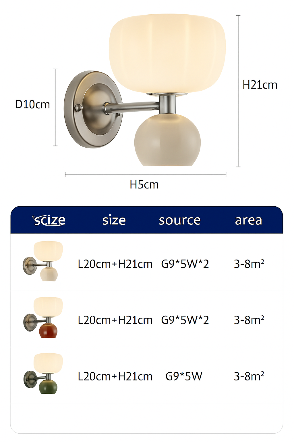 applique murale led moderne pour éclairage intérieur élégant