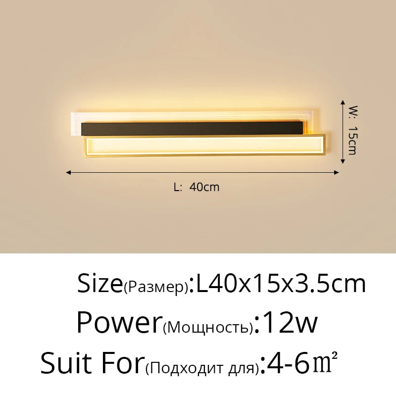 applique murale led moderne pour éclairage intérieur élégant
