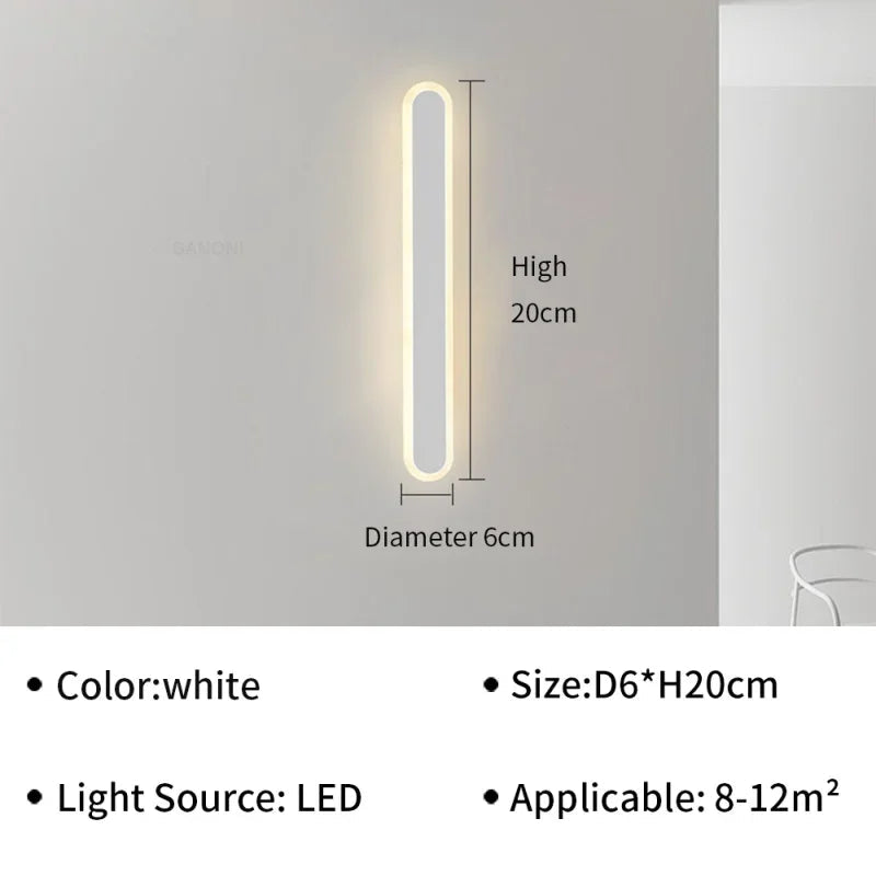 applique murale led moderne pour décoration d'intérieur élégante