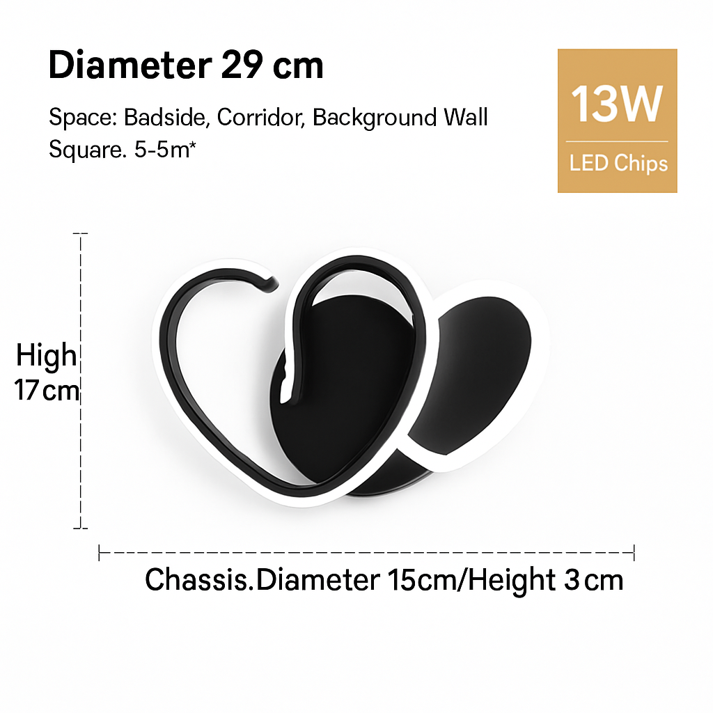 applique murale led moderne pour décoration intérieure et éclairage