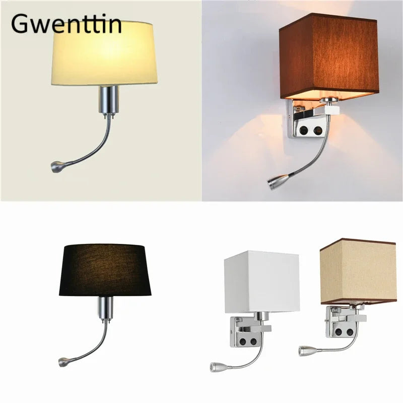 applique murale à led moderne pour décoration intérieure et lecture