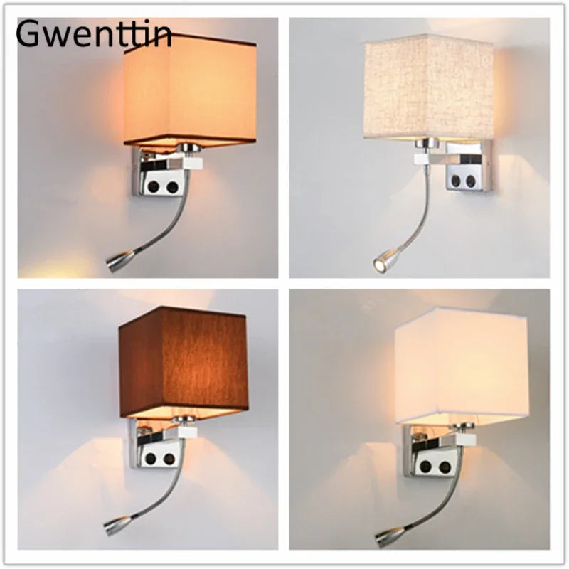 applique murale à led moderne pour décoration intérieure et lecture