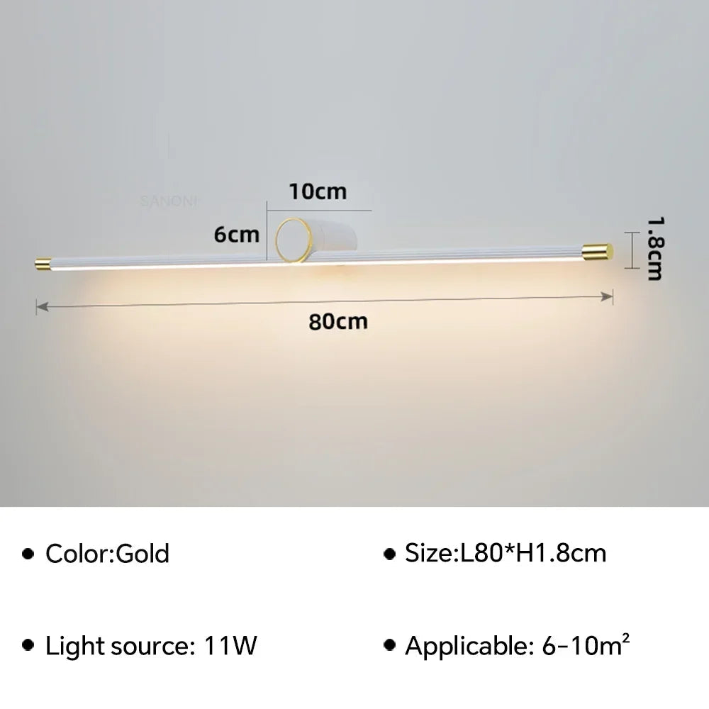 applique murale led moderne pour décoration intérieure et lecture