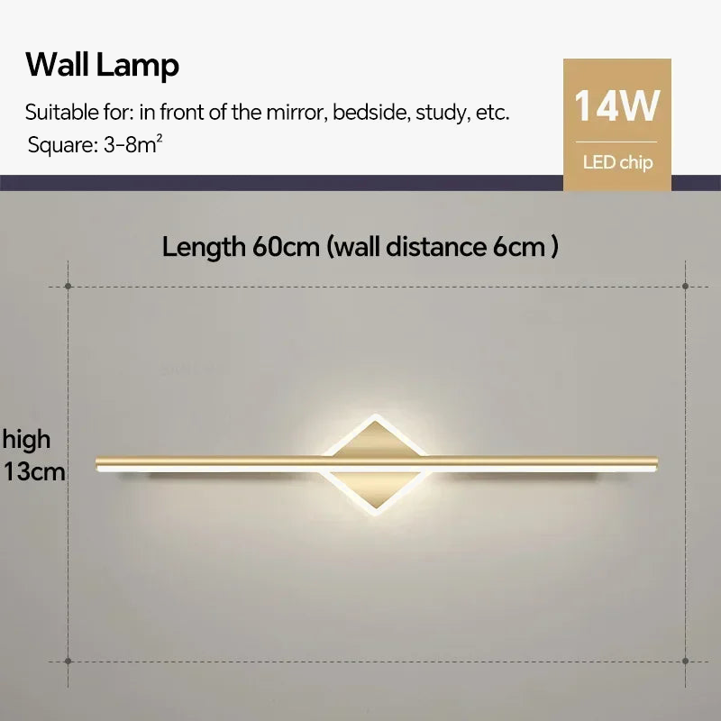 applique murale led moderne pour décoration intérieure élégante