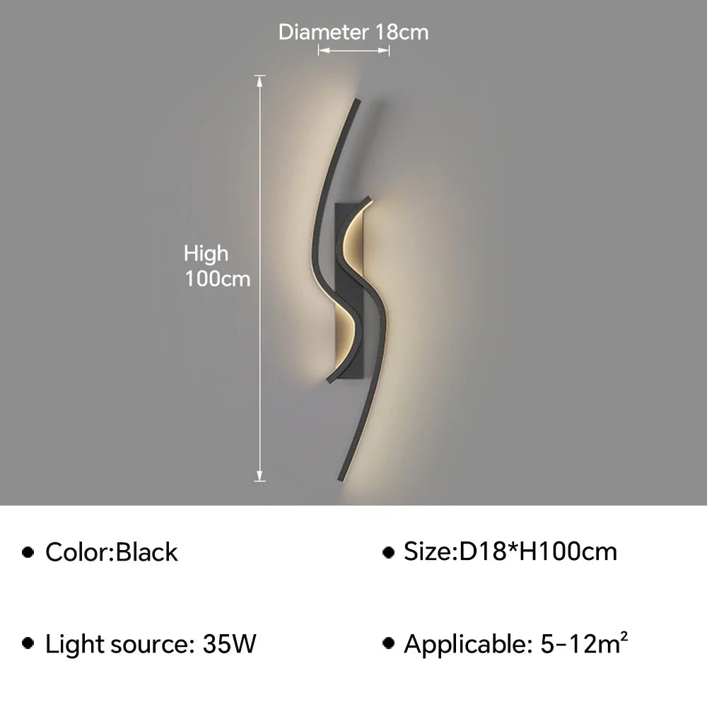 applique murale led moderne pour décoration intérieure élégante