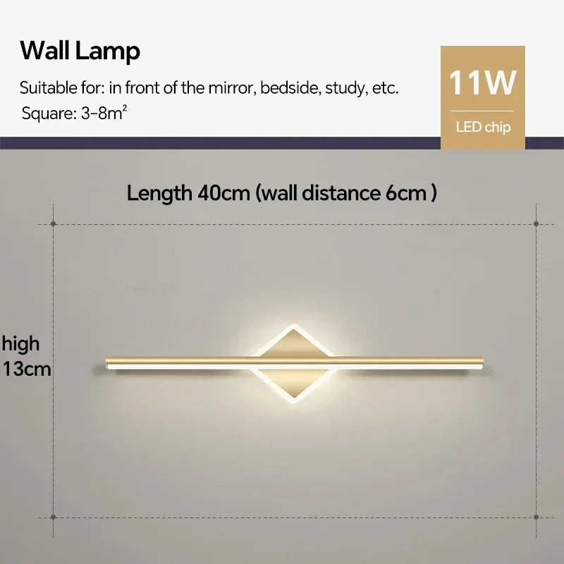 applique murale led moderne pour décoration intérieure élégante