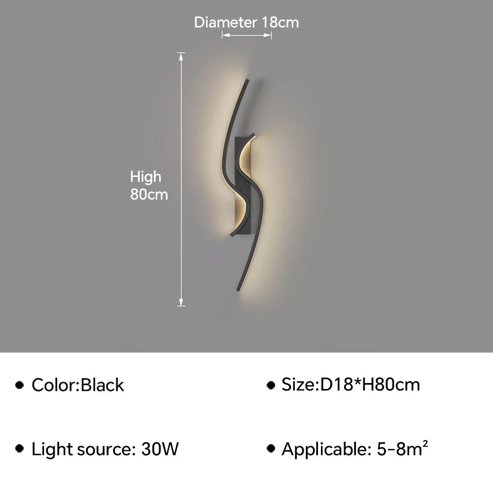 applique murale led moderne pour décoration intérieure élégante