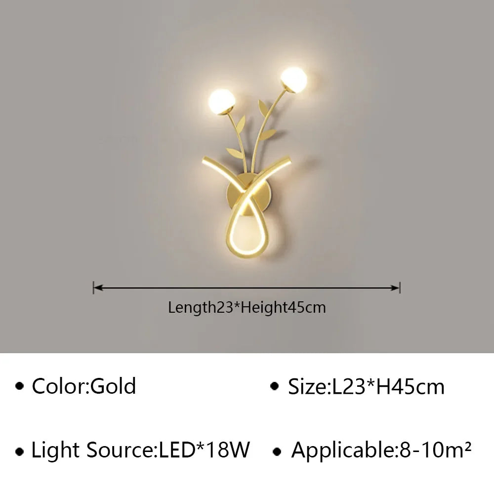 applique murale led moderne pour décoration intérieure élégante