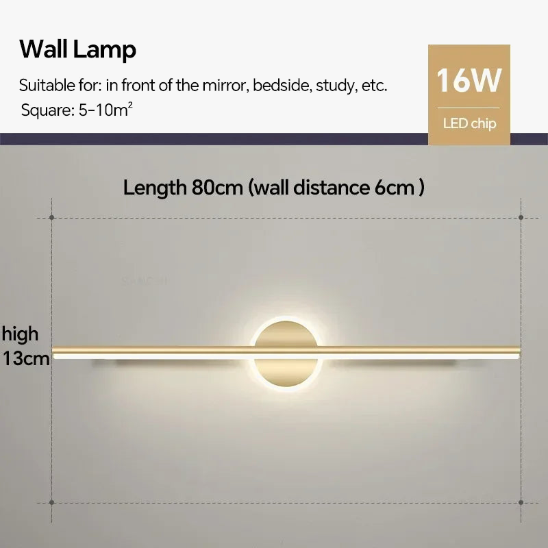 applique murale led moderne pour décoration intérieure élégante