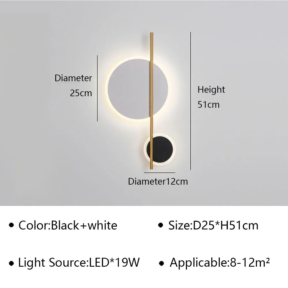 applique murale led moderne pour décoration intérieure élégante