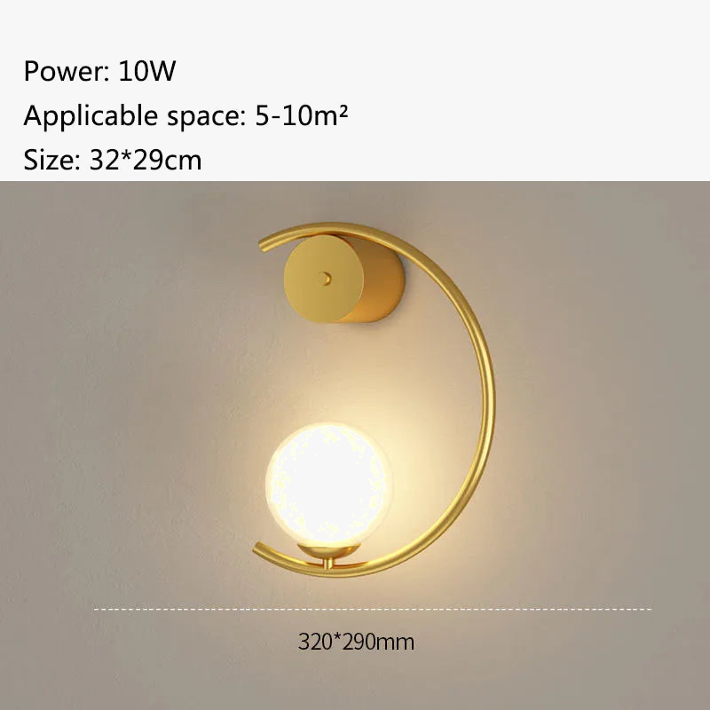 applique murale led moderne pour décoration intérieure élégante