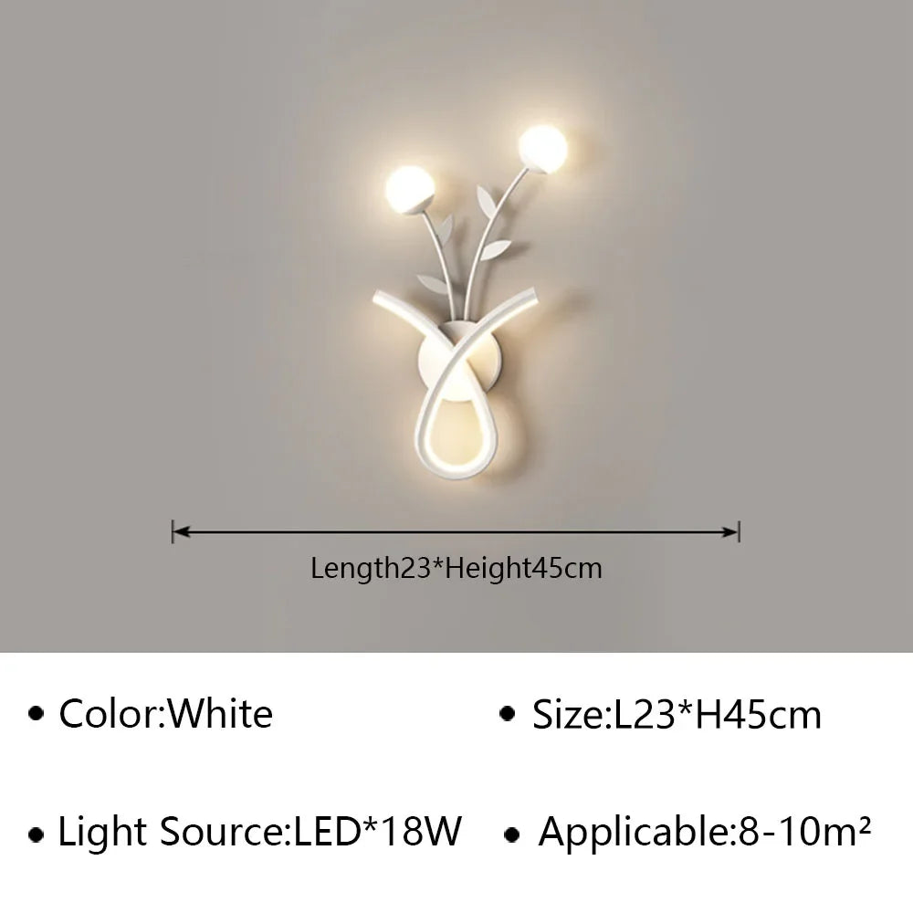 applique murale led moderne pour décoration intérieure élégante