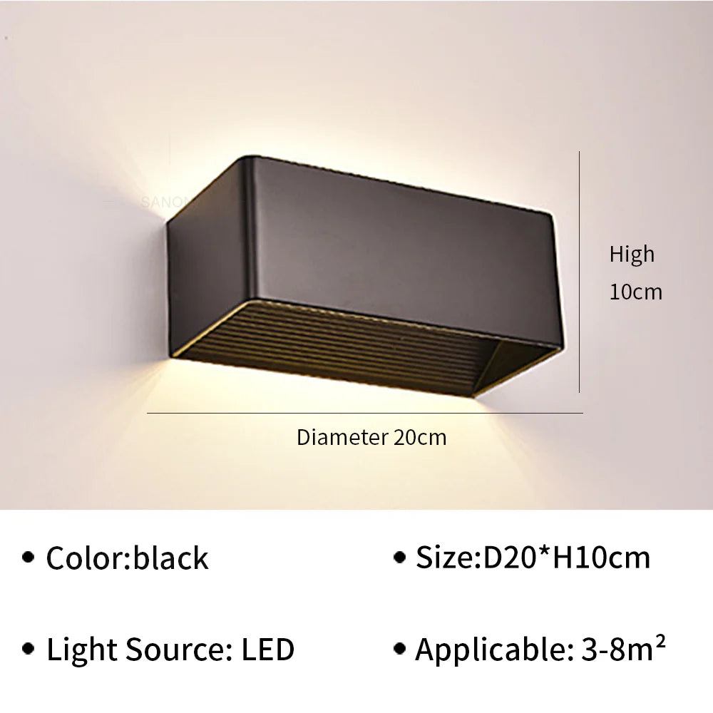 applique murale led moderne pour décoration intérieure élégante