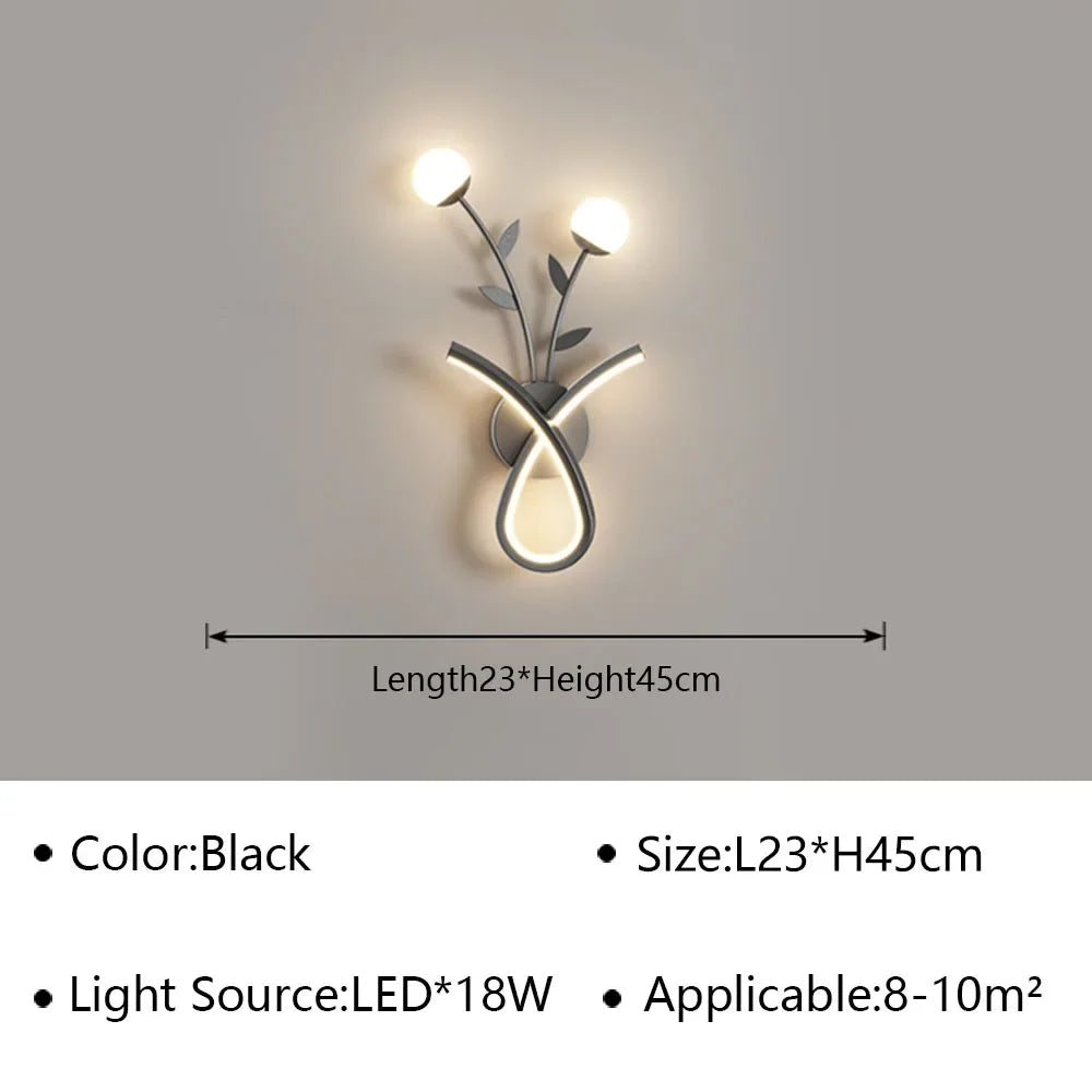 applique murale led moderne pour décoration intérieure élégante