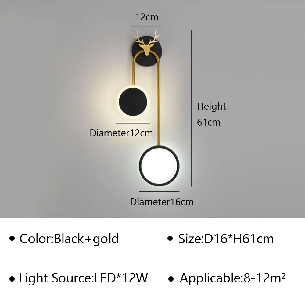 applique murale led moderne pour décoration intérieure élégante