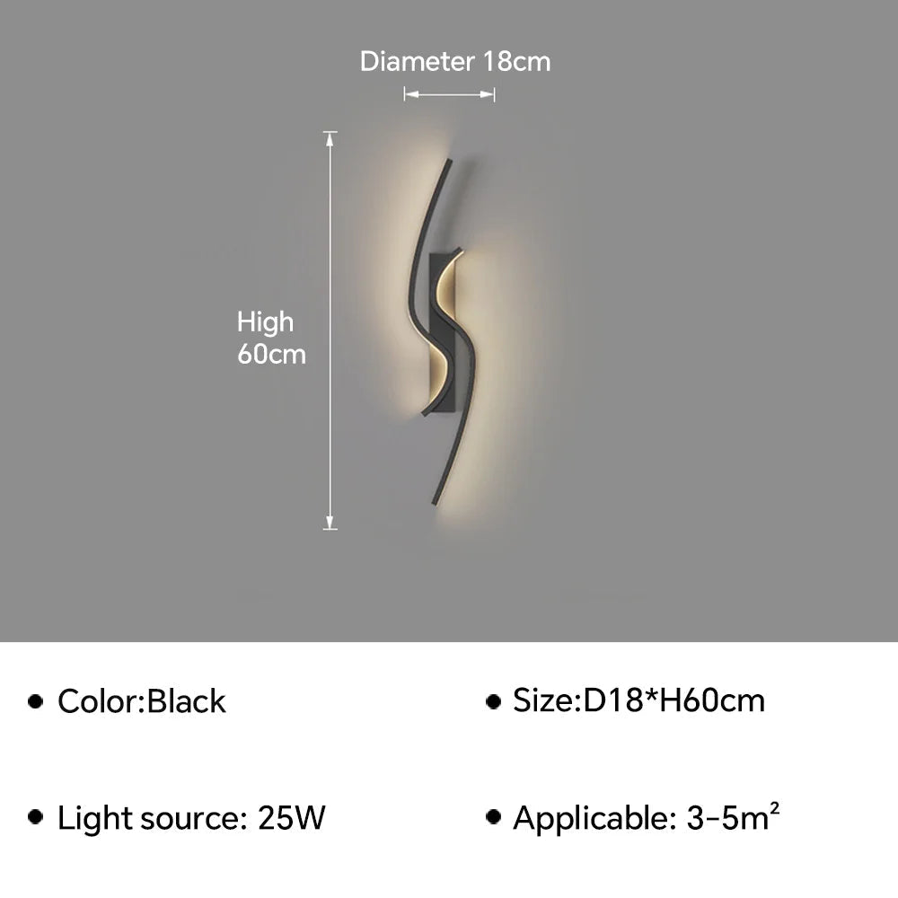 applique murale led moderne pour décoration intérieure élégante