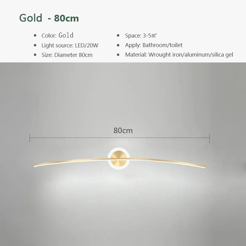 applique murale led moderne pour décoration intérieure élégante