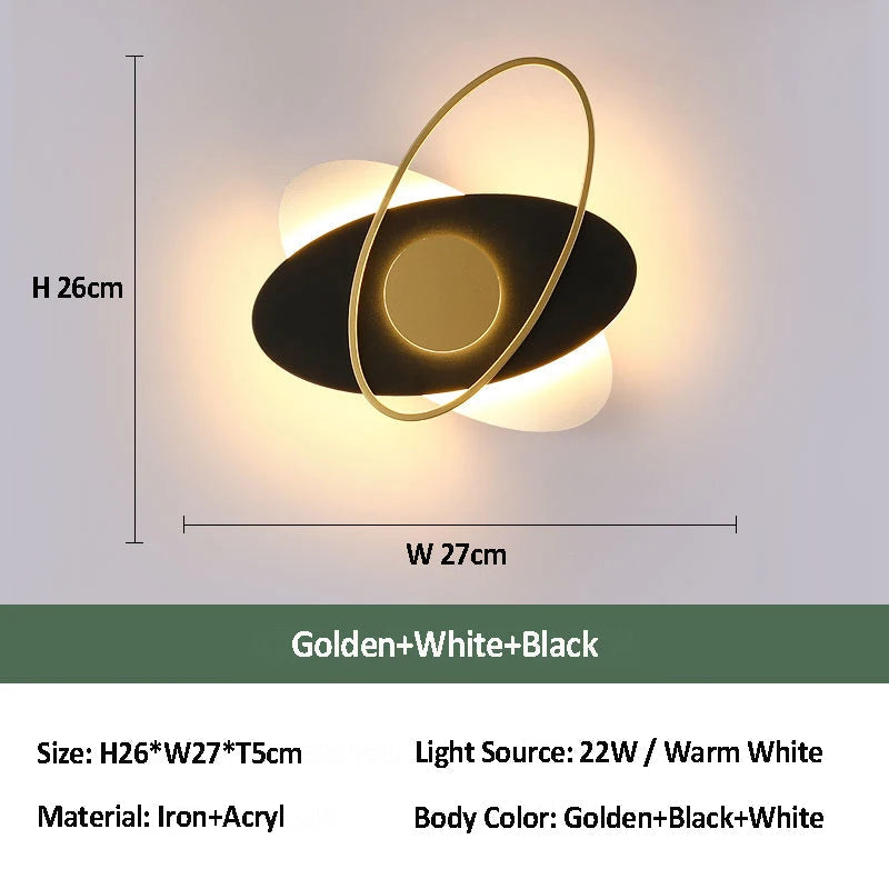 applique murale led moderne pour hôtel et éclairage domestique
