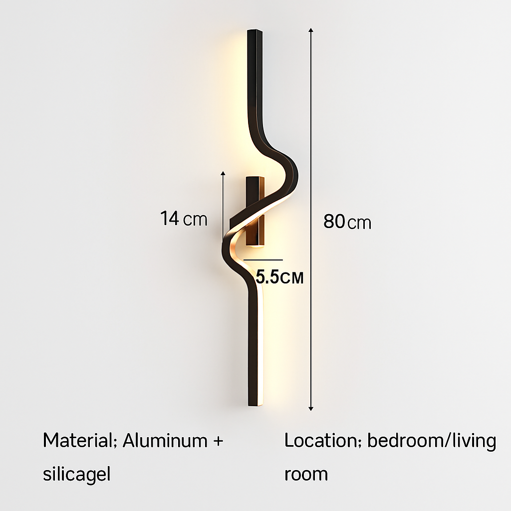 applique murale led moderne pour intérieur design élégant