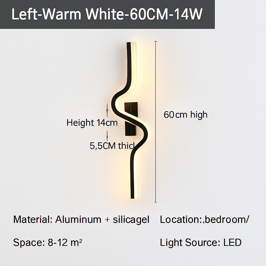 applique murale led moderne pour intérieur design élégant