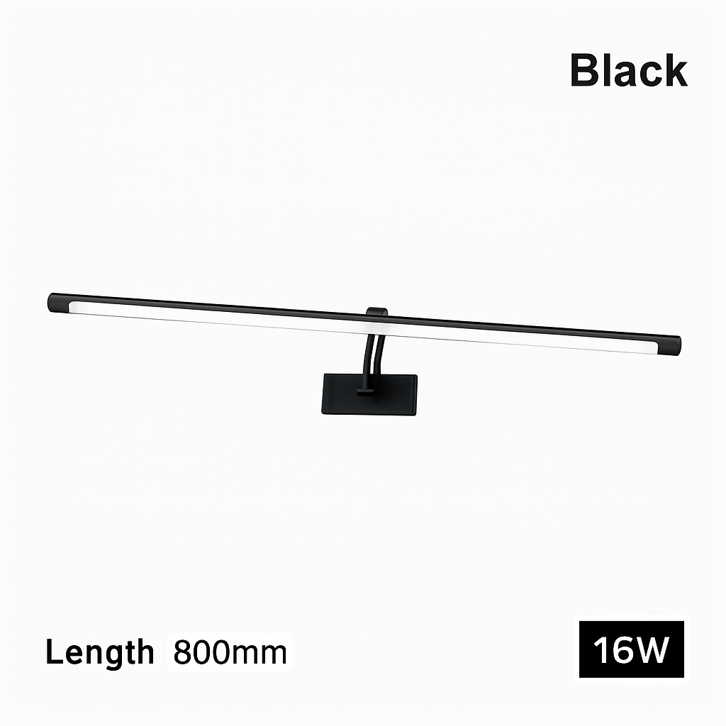 applique murale led moderne pour miroir intérieure longue lumière