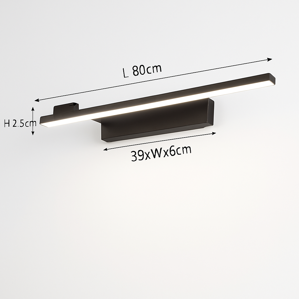 Applique murale LED moderne pour salle de bain