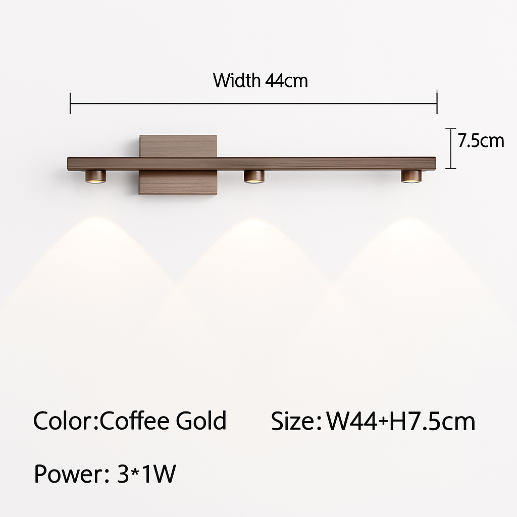 Applique murale LED moderne pour salle de bain