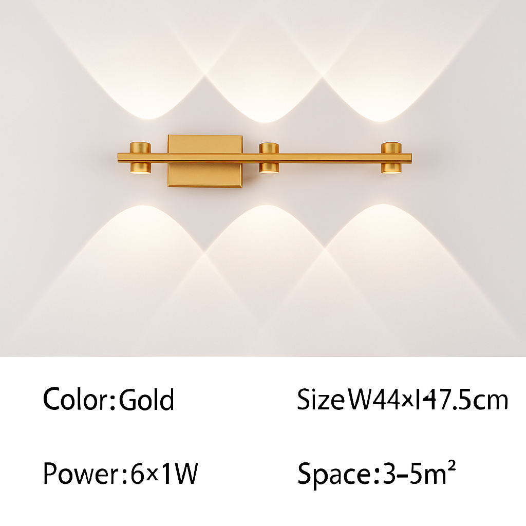 Applique murale LED moderne pour salle de bain