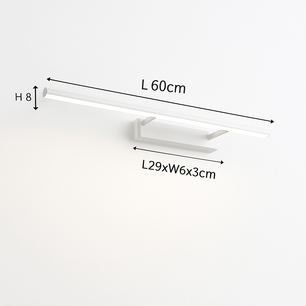 Applique murale LED moderne pour salle de bain