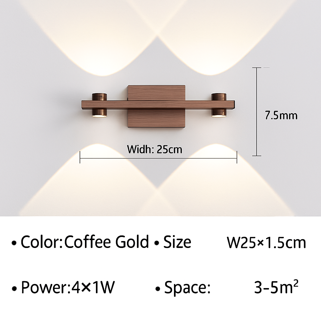 Applique murale LED moderne pour salle de bain