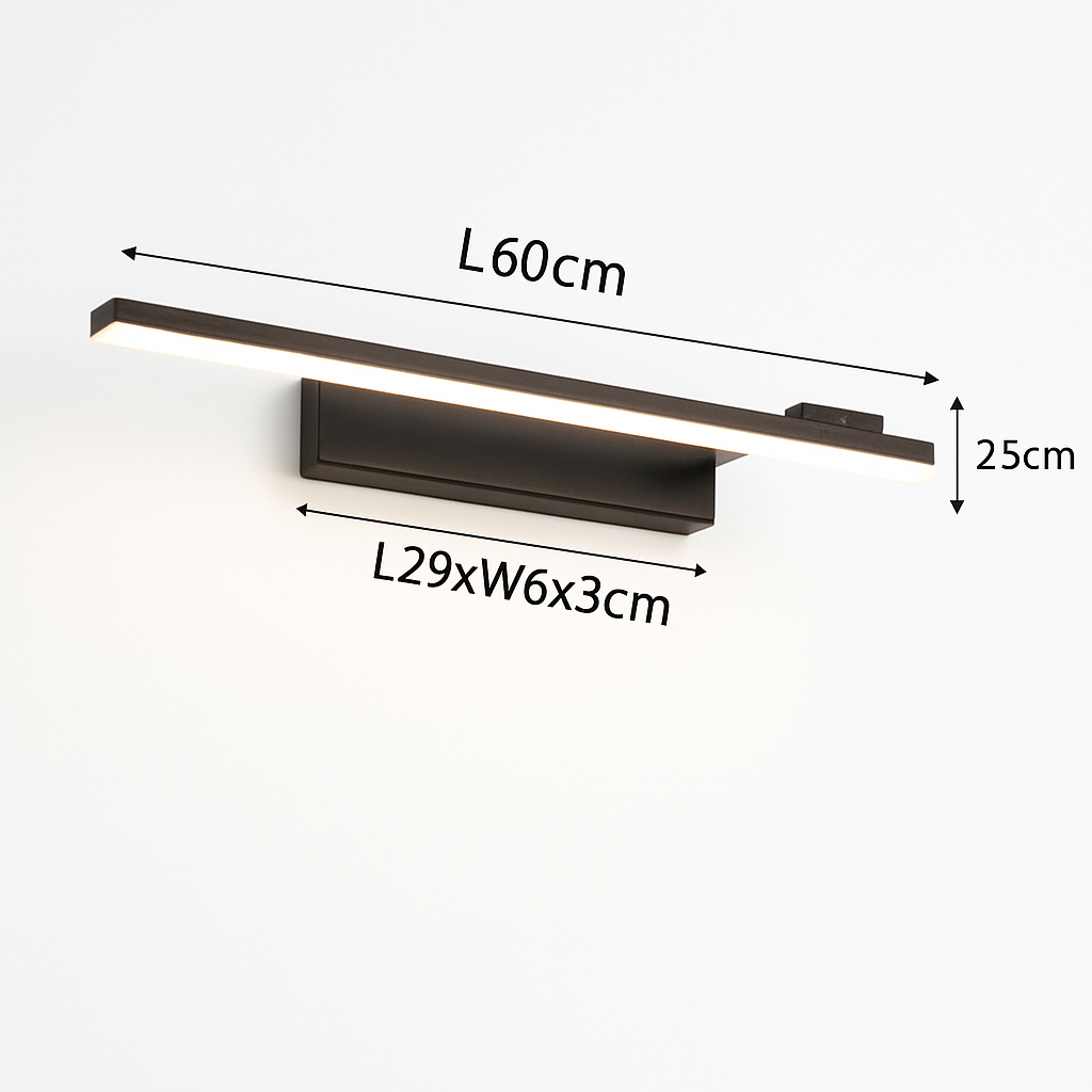 Applique murale LED moderne pour salle de bain