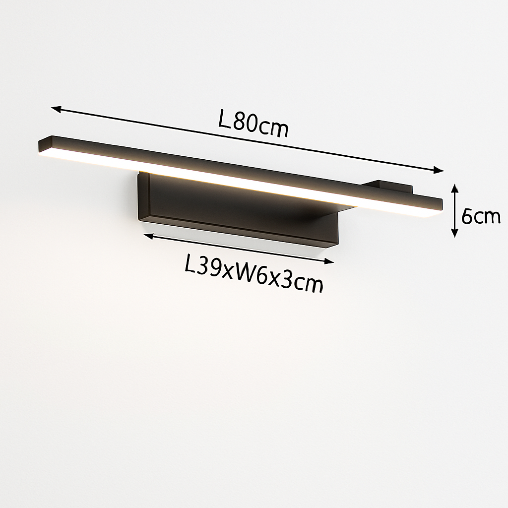 Applique murale LED moderne pour salle de bain