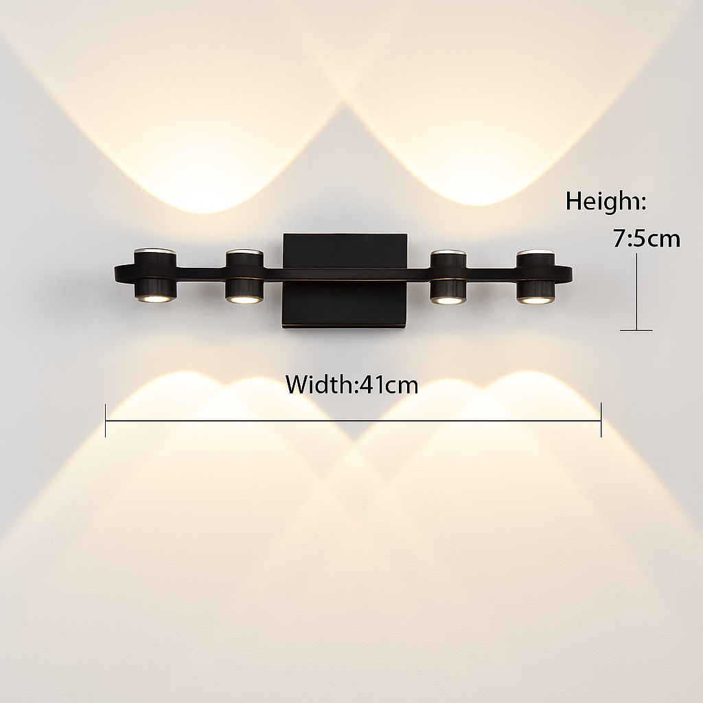 Applique murale LED moderne pour salle de bain