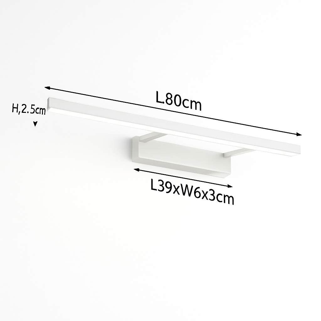 Applique murale LED moderne pour salle de bain