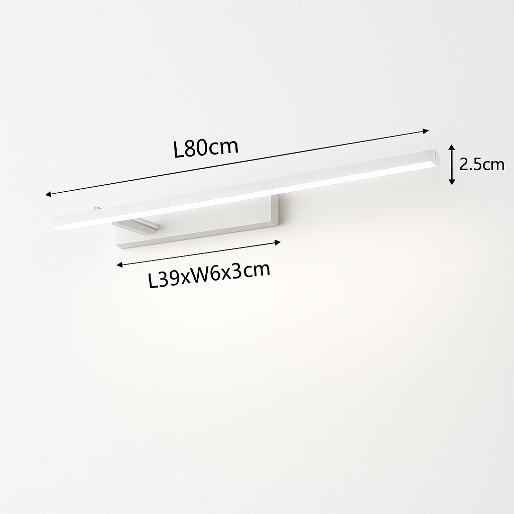 Applique murale LED moderne pour salle de bain