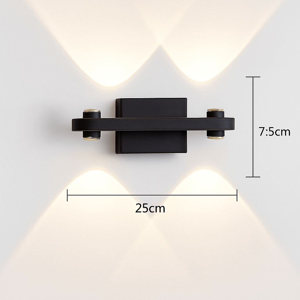 Applique murale LED moderne pour salle de bain