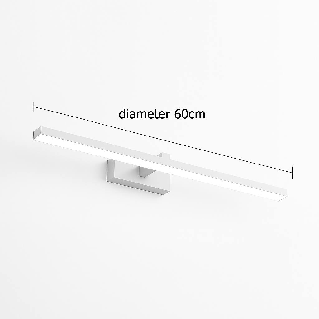 applique murale led moderne pour salle de bain et miroir