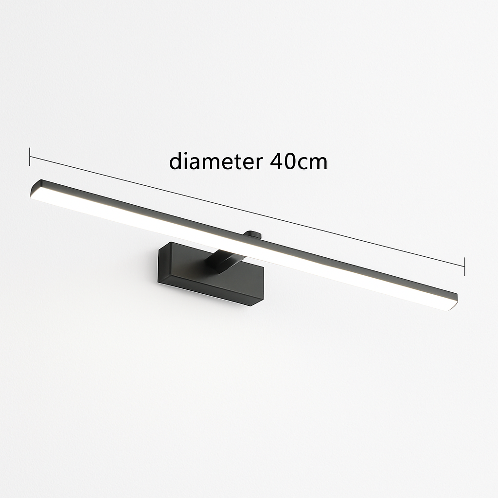 applique murale led moderne pour salle de bain et miroir
