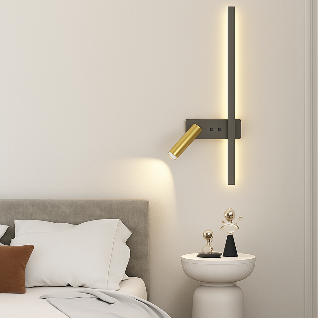 applique murale led moderne réglable pour décoration intérieure