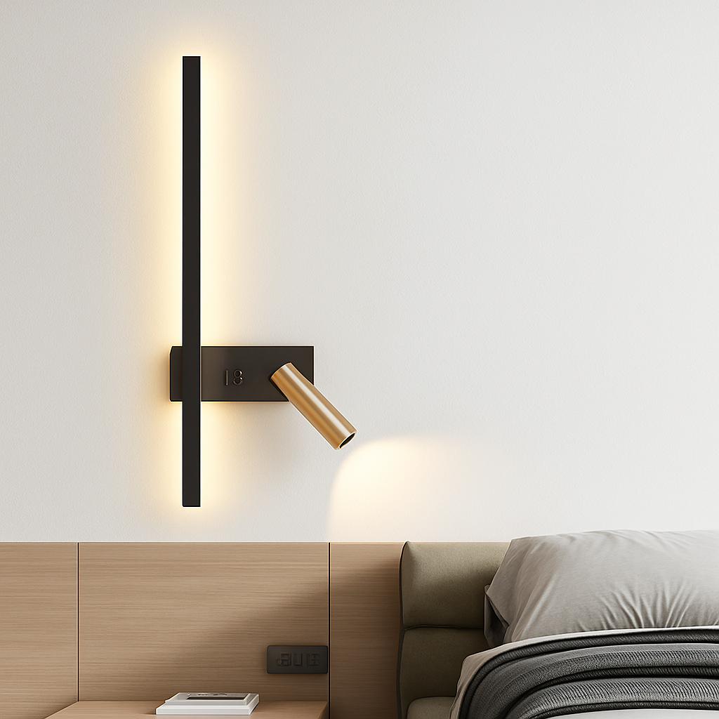 applique murale led moderne réglable pour décoration intérieure