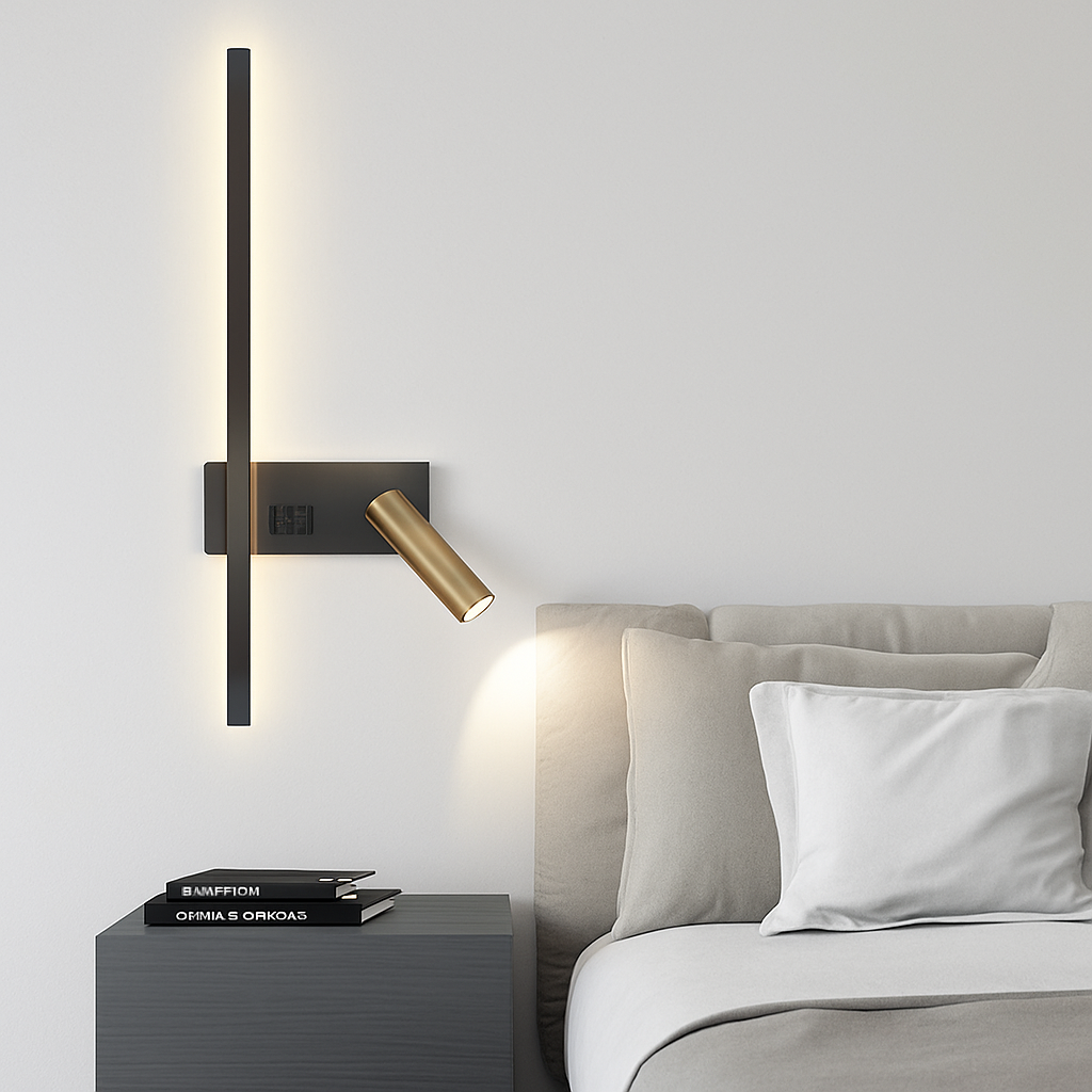 applique murale led moderne réglable pour décoration intérieure