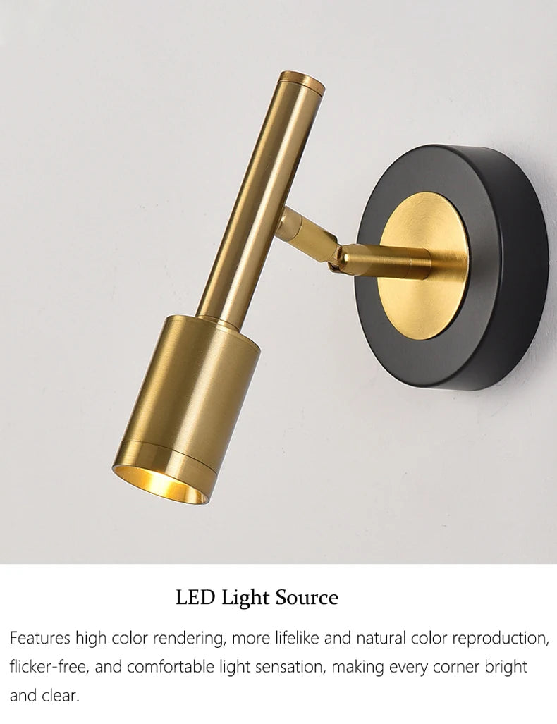 applique murale led moderne réglable style nordique